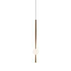 Ray Moderne LED Suspension Or Blanc Métal Verre Salon Salle à manger - Neutralighting