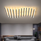 Arisha Plafonnier Multi/Linéaire Moderne, Métal/Acrylique, Noir, Salon - Neutralighting