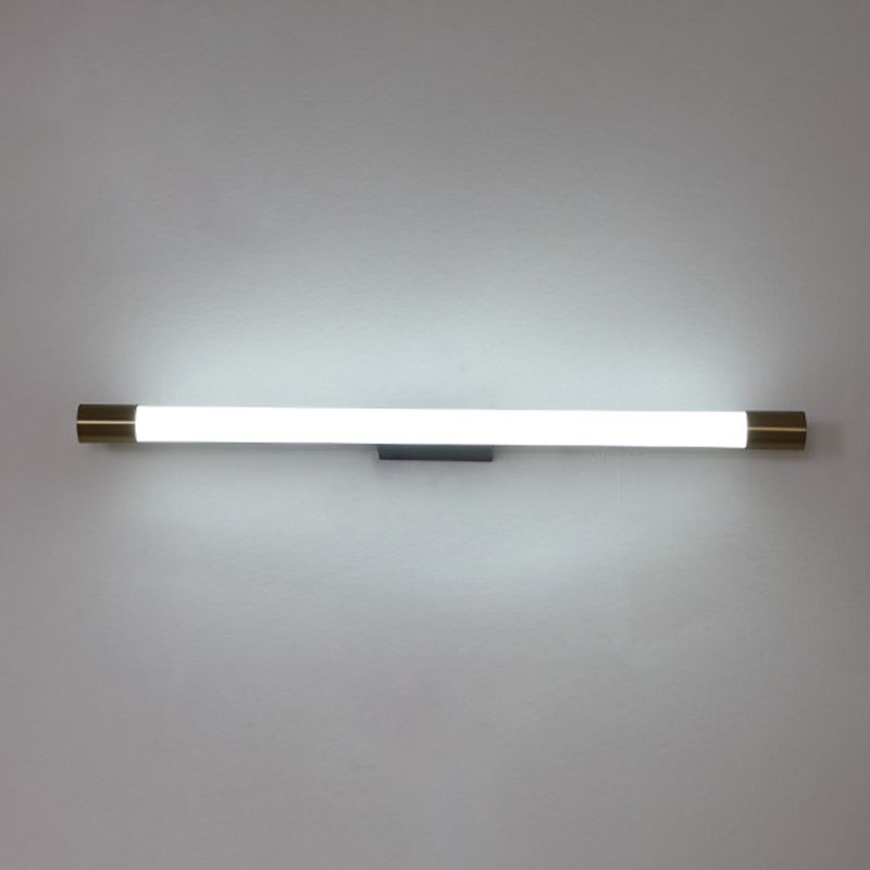 Yova Applique Murale Linéaire Simple. Métal/Acrylique. Blanc. Salle de Bain - Neutralighting