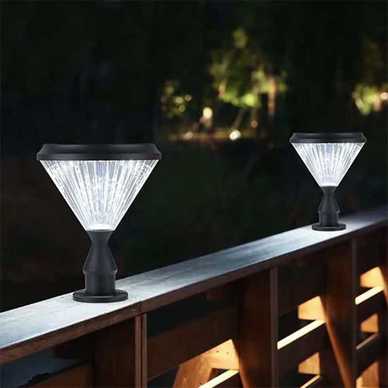 Ray Lampe de Poteau Solaire en forme de Diamant, L 33CM - Neutralighting