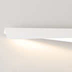 Arisha Applique Murale Géométrique Minimaliste, Métal, Blanc, Salon - Neutralighting