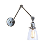 Silva Applique Bras Articulé Réglable Moderne, Métal/Verre, Salon - Neutralighting