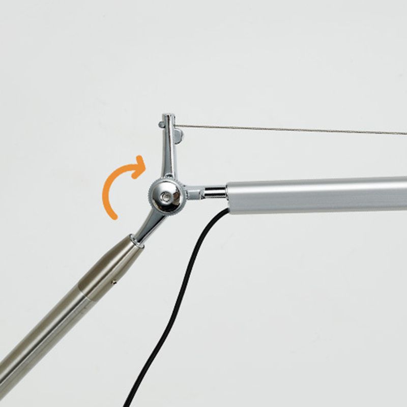 Epoch Applique Murale Réglable Industrielle, Argent, Bureau - Neutralighting