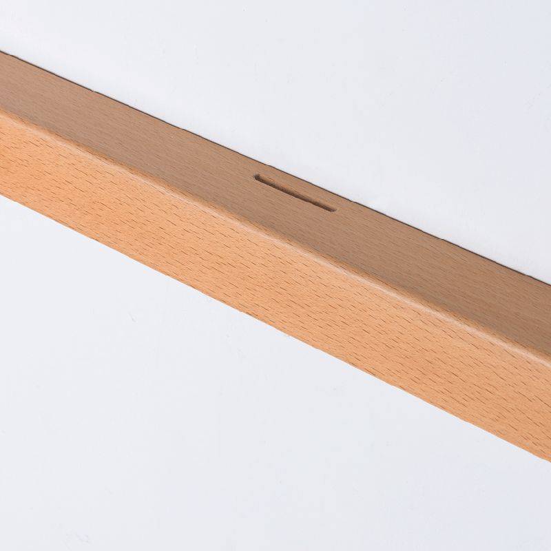 Dwyn Applique Murale Miroir Linéaire Minimaliste Bois Salon - Neutralighting