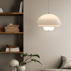 Valentina Suspension Dôme Moderne, Métal/Verre, Argent, Salon - Neutralighting