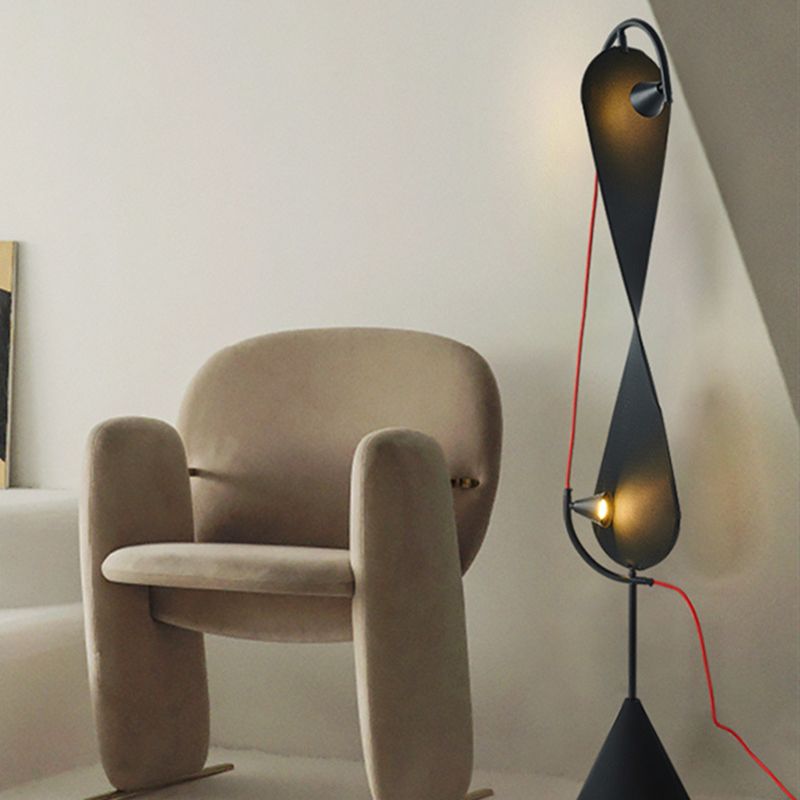 Mira Lampadaire Géométrique Moderne Métal Salon - Neutralighting