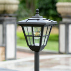 Ray Borne Extérieure Trapèze Vintage, Métal/Acrylique,Noir, Cour - Neutralighting