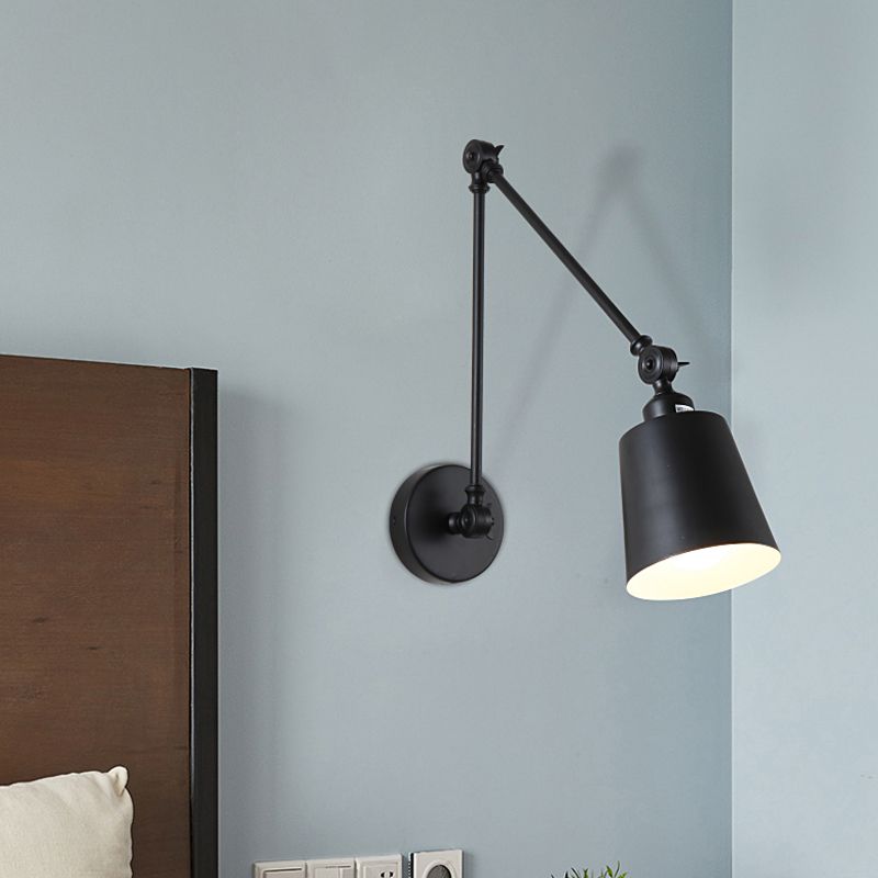 Epoch Applique Murale Minimaliste, Métal, Noir/Blanc, Salon/Chambre - Neutralighting