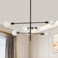 Valentina Moderne Lustre Noir/Doré Métal/Verre Salon Chambre à coucher - Neutralighting
