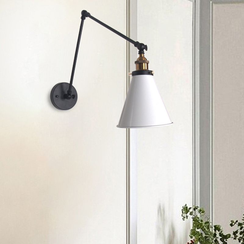 Epoch Applique Murale Nordique Minimaliste, Métal, Noir/Blanc - Neutralighting
