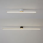 Erix Plafonnier Linéaire Moderne Blanc/Noir. Salon - Neutralighting