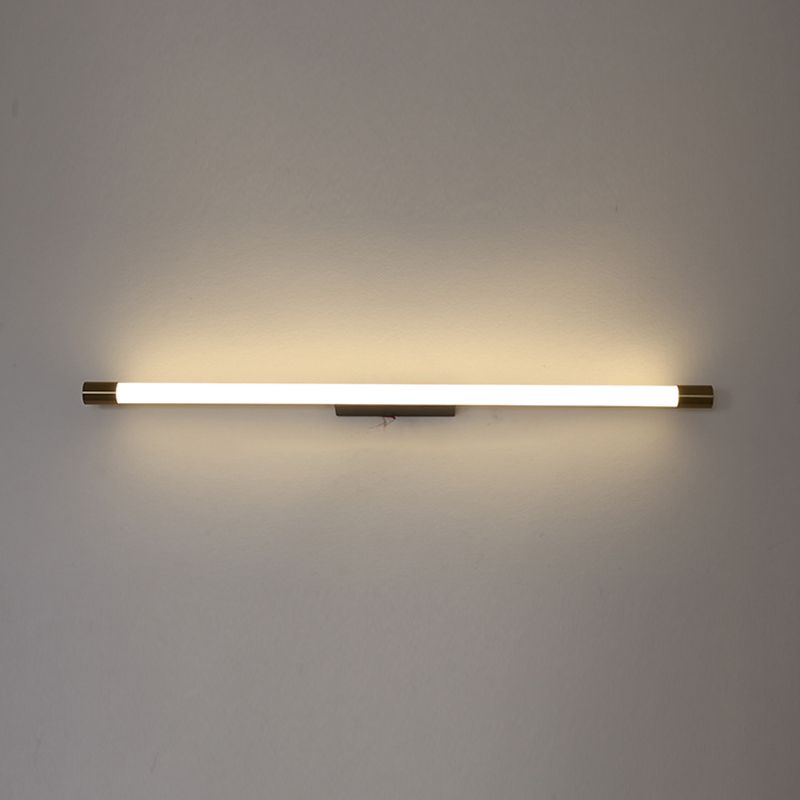 Yova Applique Murale Linéaire Simple. Métal/Acrylique. Blanc. Salle de Bain - Neutralighting