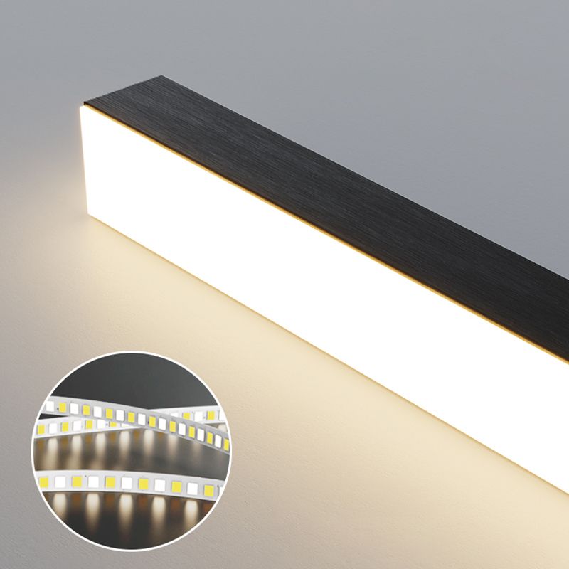 Xirro Suspension Linéaire Minimaliste Noir/Blanc. Chambre - Neutralighting