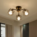 Arisha Plafonnier Multi Moderne, Métal, Noir, Salon - Neutralighting