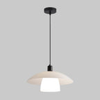 Arisha Suspension Dôme Nordique, Verre/Metal, Blanc, Chambre - Neutralighting