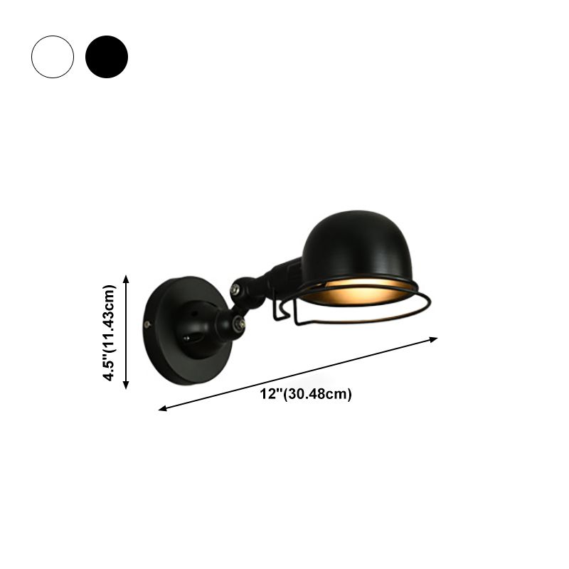 Epoch Applique Murale Réglable Minimaliste, Métal, Noir/Blanc, Salon - Neutralighting