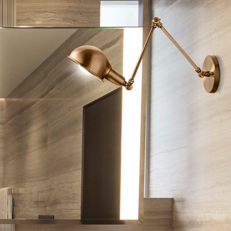 Epoch Applique Murale Vintage, Laiton/Chrome/Brass, Couloir - Neutralighting