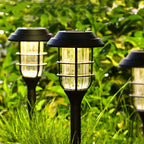 Ray Borne Extérieure Cylindre Moderne, Métal/Acrylique, Noir, Jardin - Neutralighting