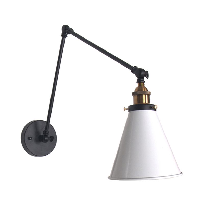 Epoch Applique Murale Nordique Minimaliste, Métal, Noir/Blanc - Neutralighting