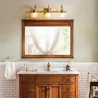 Arisha Applique Murale Bol Vintage, Métal/Verre, Laiton, Salle de Bain - Neutralighting