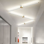 Erix Plafonnier Linéaire Moderne Blanc/Noir. Salon - Neutralighting