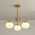 Valentina Lustre Dôme Nordique, Metal/Verre, Laiton/Nickel, Chambre - Neutralighting