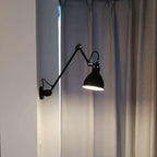Epoch Applique Murale Réglable Minimaliste, Métal, Noir, Bureau - Neutralighting