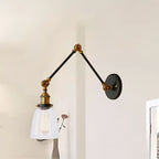 Silva Applique Bras Articulé Réglable Moderne, Métal/Verre, Salon - Neutralighting