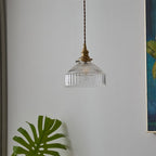 Arisha Vintage LED Suspension Laiton/Noire Verre Salle à Manger - Neutralighting