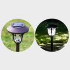 Ray Borne Extérieure Bol Moderne, Métal/Verre, Café, Cour - Neutralighting