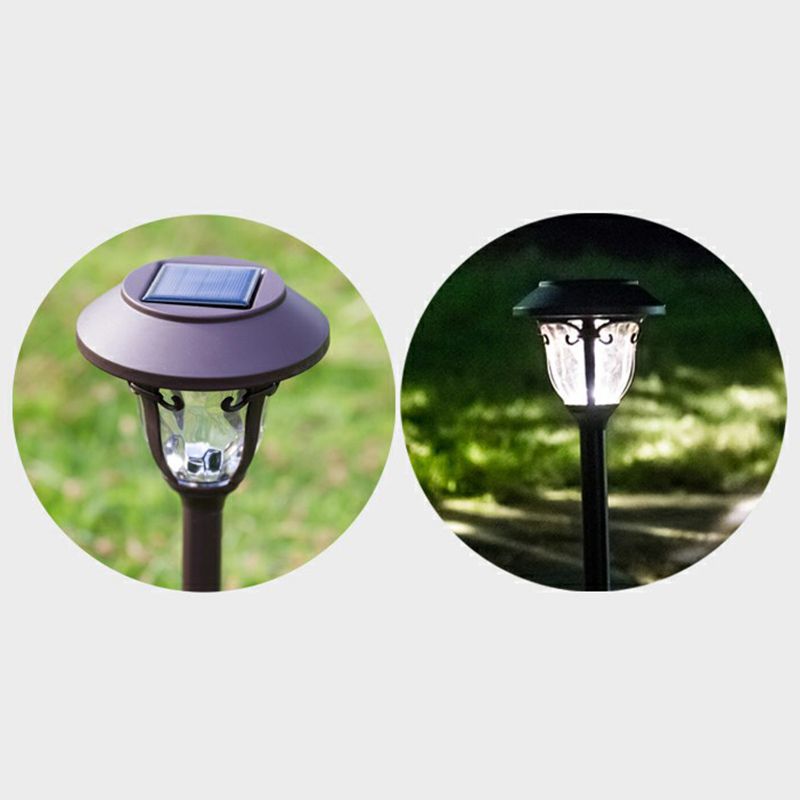 Ray Borne Extérieure Bol Moderne, Métal/Verre, Café, Cour - Neutralighting
