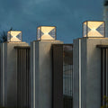 Ray Lampe de Poteau Solaire, Pyramidale, L 20/30/40CM - Neutralighting