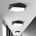 Arisha Design LED Plafonnier Simple Moderne Métal Noir/Blanc Salon - Neutralighting