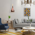 Arisha LED Suspension Or Rose Chrome Métal Couloir Chambre à coucher - Neutralighting