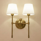 Tiffany Applique Murale Moderne, Métal/Tissu, Or, Couloir/Salon - Neutralighting