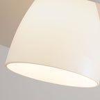 Arisha Suspension Dôme Nordique, Verre/Metal, Blanc, Chambre - Neutralighting