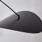 Arisha Applique Murale Réglable Design, Noir/Or, Salon/Chambre - Neutralighting