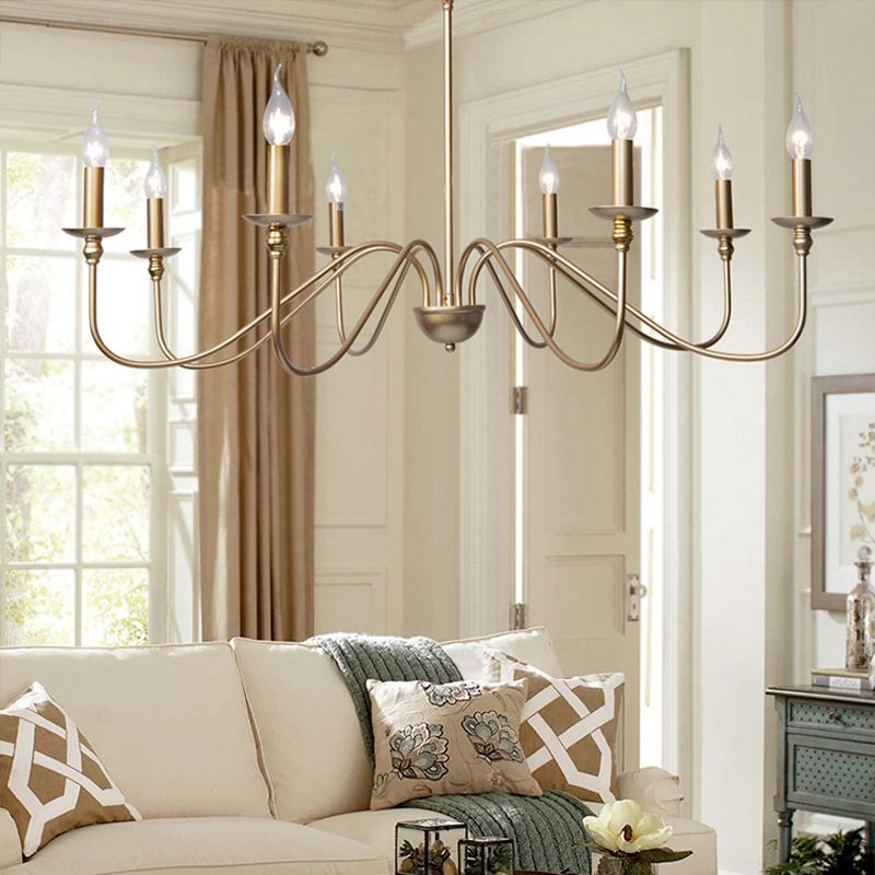 Silva Grande Luminaires Suspensions Vintage LED Métal Noir/Doré Salon - Neutralighting
