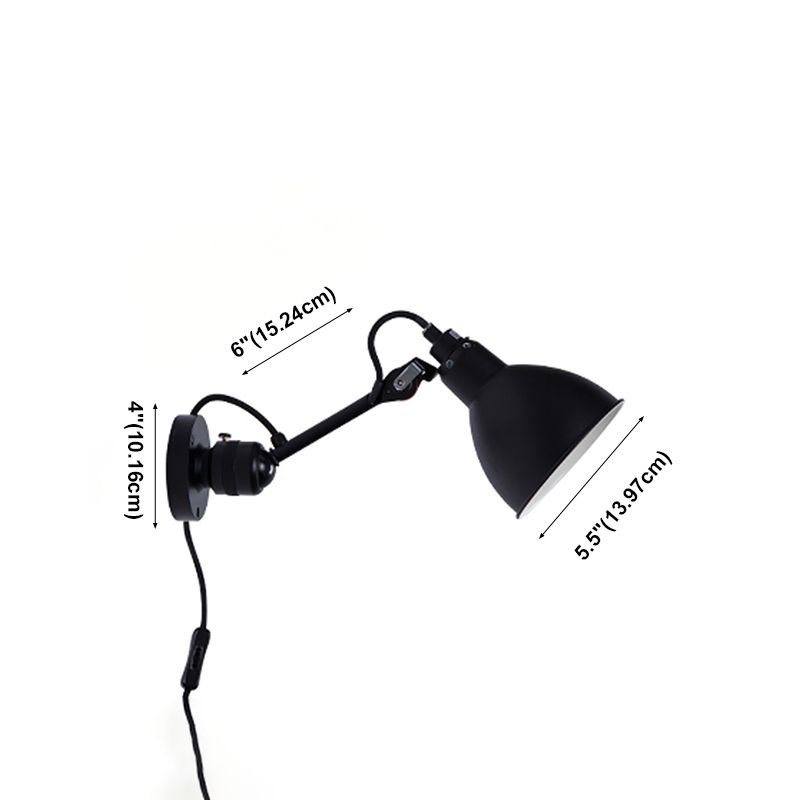 Epoch Applique Murale Réglable Minimaliste, Métal, Noir, Bureau - Neutralighting