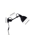 Epoch Applique Murale Réglable Minimaliste, Métal, Noir, Bureau - Neutralighting