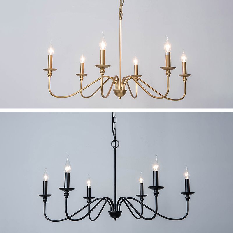 Silva Grande Luminaires Suspensions Vintage LED Métal Noir/Doré Salon - Neutralighting