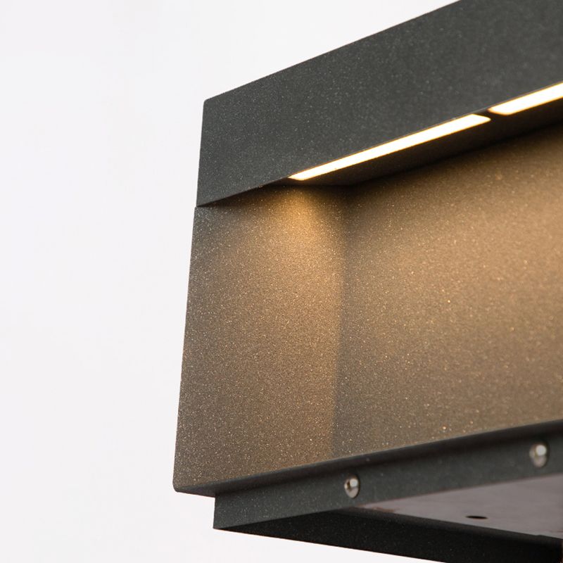 Ray Lampe de Poteau, Carrée, L 40/50/60CM - Neutralighting