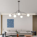 Valentina Lustre Minimaliste, Metal/Verre, Noir/Or, Salon - Neutralighting