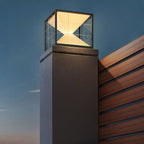 Ray Lampe de Poteau Solaire, Pyramidale, L 20/30/40CM - Neutralighting