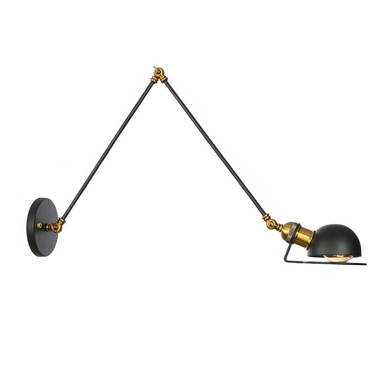 Epoch Applique Murale Orientable Nordique, Métal, Noir/Doré - Neutralighting