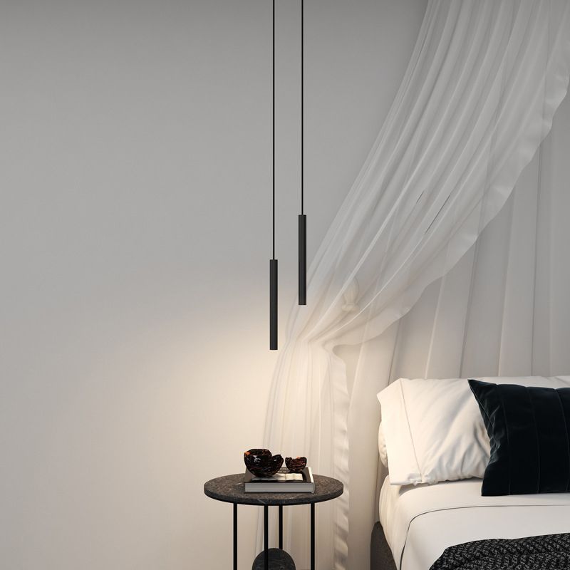 Filo Suspension Cylindre Industriel Chambre à Coucher - Neutralighting