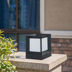 Ray Lampe Solaire de Poteau, Rectangle Simple, L 12/15/20/27/32CM - Neutralighting