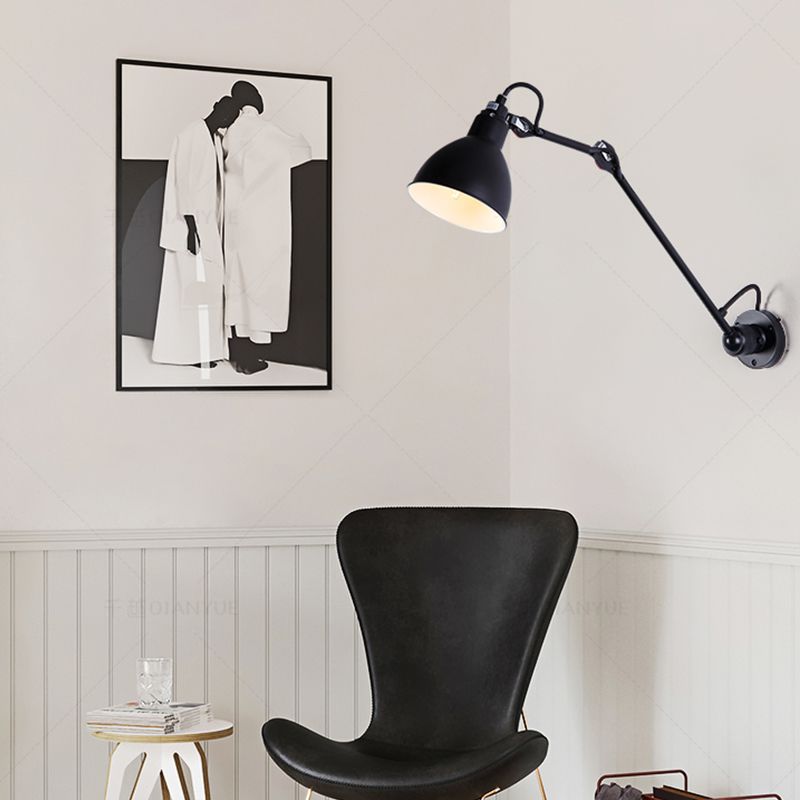Epoch Applique Murale Réglable Minimaliste, Métal, Noir, Bureau - Neutralighting