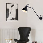 Epoch Applique Murale Réglable Minimaliste, Métal, Noir, Bureau - Neutralighting