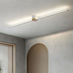 Erix Plafonnier Linéaire Moderne Blanc/Noir. Salon - Neutralighting